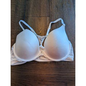 Inspirations by Maidenform Sz 36B Padded Push Up Bra White Style 06574